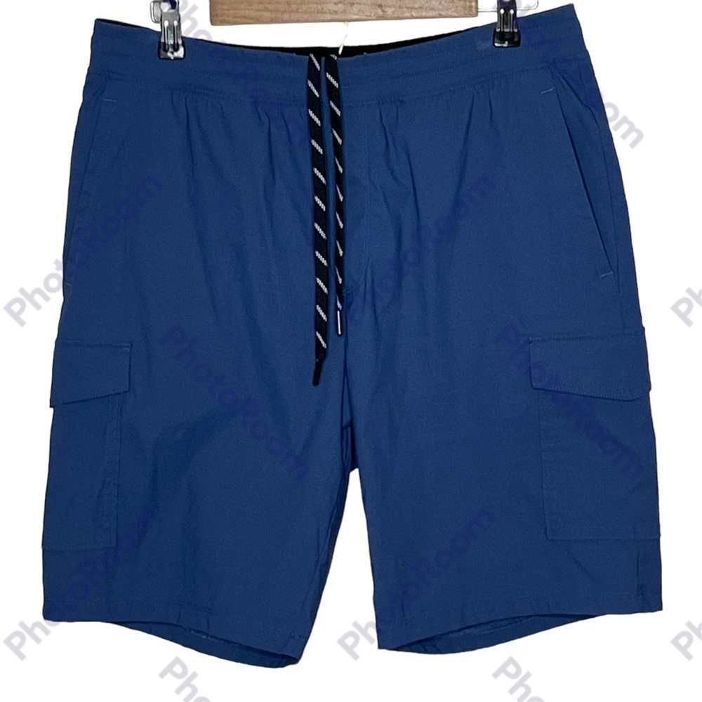 Mondetta Nylon Blend Cargo Blue Shorts Sz Large